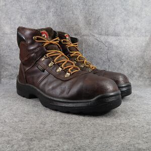 Red Wing Shoes Mens 12 Work Boot Leather Irish Setter Safety Toe Waterproof Ely